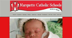 Desktop Screenshot of marquettecatholic.com